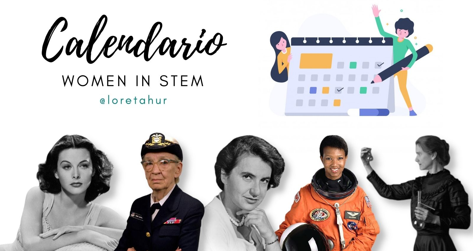 Calendario de mujeres STEM